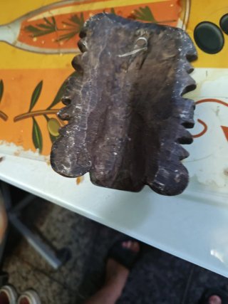 Máscara de madera maciza de Sudamérica