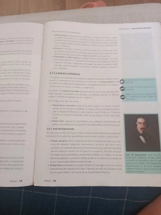 Lengua castellana y literatura 1, Le Bachillerato