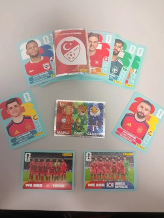 Lote 26 cromos Mundial 2026 Panini