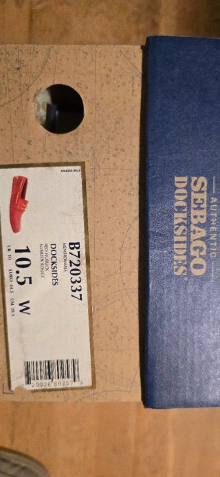 Nauticas Sebago Rojo y Verde