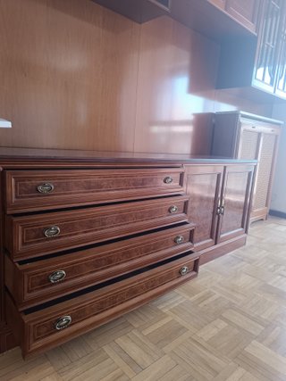 Mueble de pared modular madera