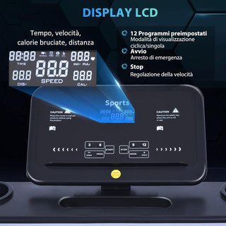 Cinta de Correr Eléctrica Plegable 1-12Km/H, Cinta de Correr Ahorra Espacio con 12 Programas Preestablecidos, Pantalla LCD y Soporte para Tableta, para Caminar y Correr, Compacta para Casa y Ofici...