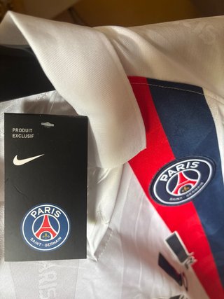 Camiseta PSG Nike Talla M Blanca