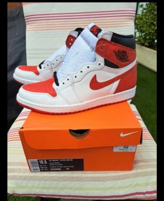 Jordan 1 High OG Heritage Talla 44.5 Eur.
