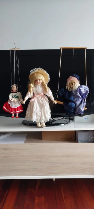 Muñecas de Porcelana Marionetas