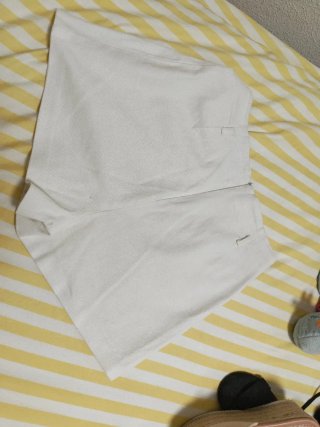 Pantalón corto mujer blanco