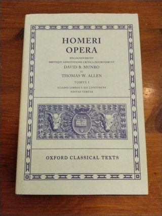 Homeri Opera. Tomus I Iliadis Libros I-XII