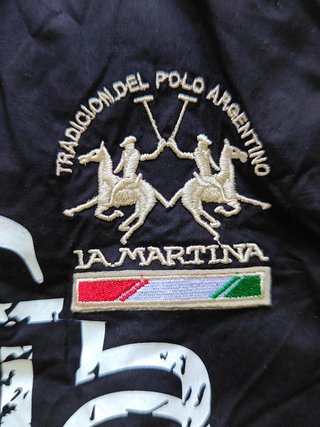 Camisa La Martina Negra Talla L