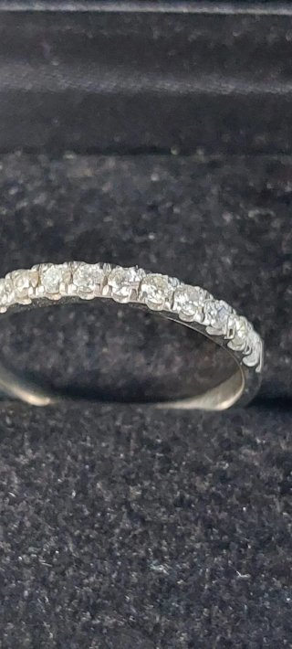 Anillo Oro Blanco 18k Diamantes 0.96ct
