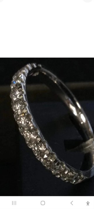 Anillo Oro Blanco 18k Diamantes 0.96ct