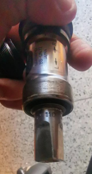 Pedalier Shimano BB-UN72 110mm Cuadradillo