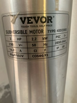 Bomba Sumergible 3 CV