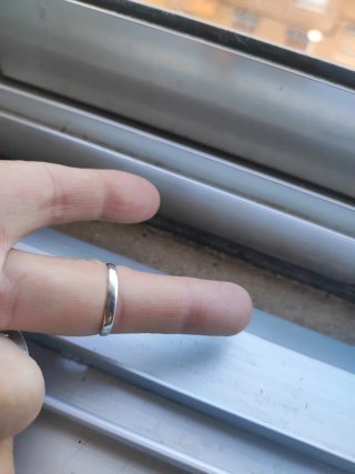 Anillo Plata Ley Granate Rojo