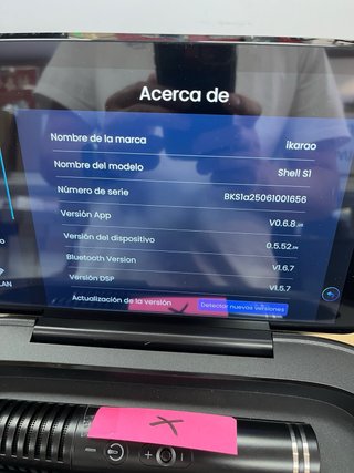 Ikarao Máquina de karaoke Shell S1#001656