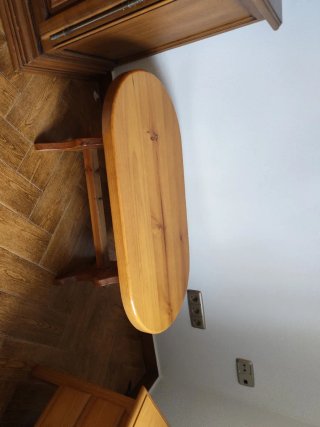 Mesa de salón madera maciza