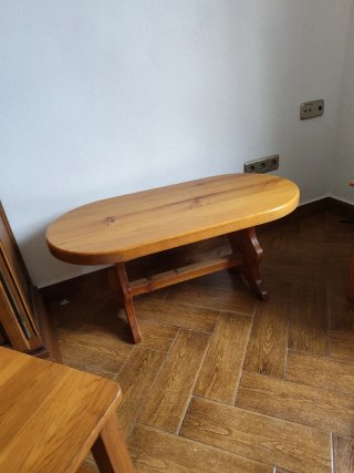 Mesa de salón madera maciza