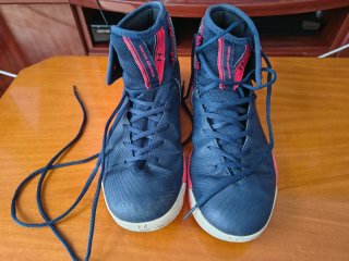 Botas de Baloncesto Under Armour Azul/Rojo