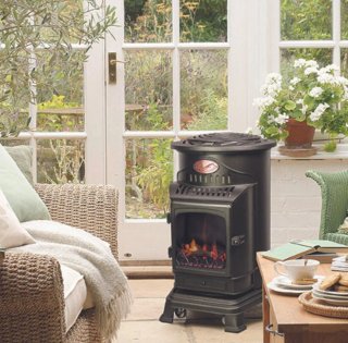 Estufa Fireside Provence Negra