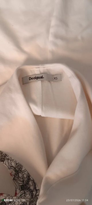 Vestido Blanco Desigual we think of you