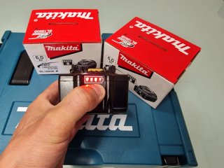 2 Baterías Makita BL1860B 18V 6.0Ah 108Wh