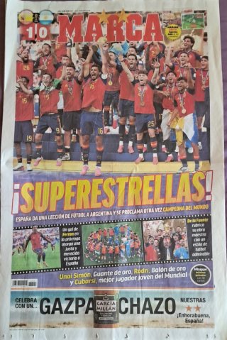 Periódico Marca Mundial 2026 España