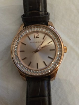 Reloj Viceroy Mujer Dorado y Marrón