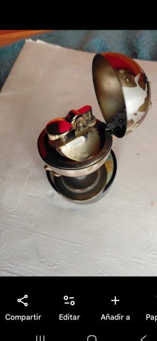 Encendedor de mesa antiguo