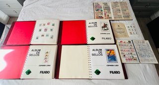 4 Álbumes de Sellos FILABO Rojo