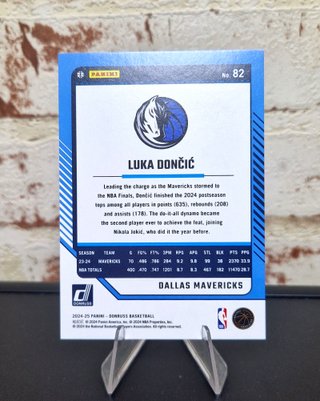 Luka Doncic 2025 Panini Donruss Purple Laser /99