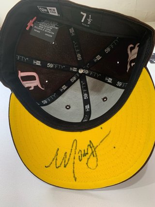 Gorra New Era x Mora Marrón y Rosa