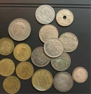 Lote Monedas Plata España Histórica
