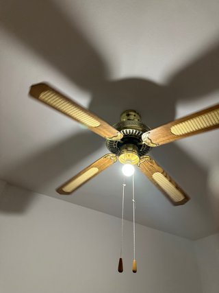 Lámpara de techo cristal y metal