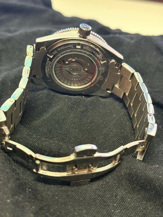 Omega Seamaster Reloj Azul y Plateadescucho oferta