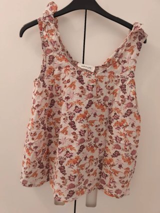 Camiseta sin mangas Ind & Cold floral