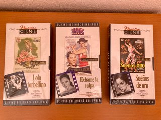 5€ por las 6 películas VHS de Lola Flores