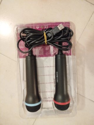 Set 2 Micrófonos GAMEWARE PS3/PS4/Wii/Xbox