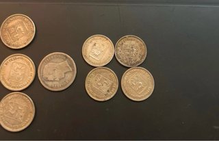 Lote Monedas Plata Venezuela Históricas