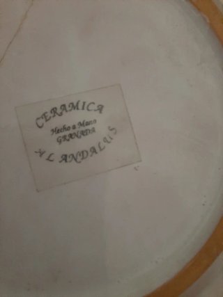 Plato Decorativo Granadino Al-Andalus