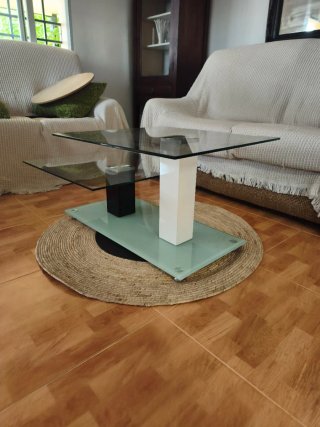 Mesa de centro cristal