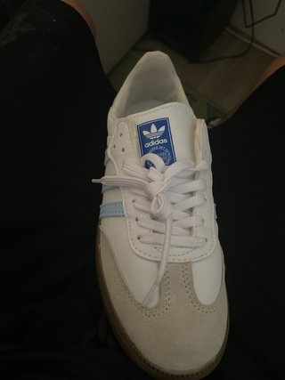 Zapatillas Adidas Samba Talla 41 Blancas y Azules