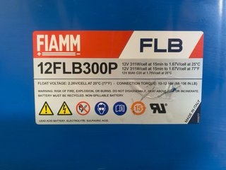 Batería AGM FIAMM de 12V - 80Ah (C20)