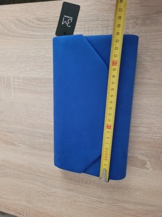 Bolso de ante azul eléctrico sin estrenar