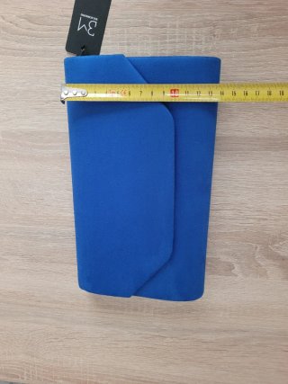 Bolso de ante azul eléctrico sin estrenar
