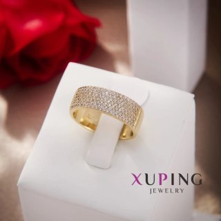 Anillo Acero Inoxidable Negro y Dorado