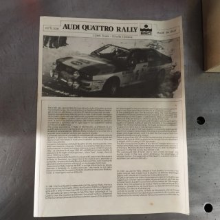 Maqueta Audi Quattro Rally ESCI 1/24