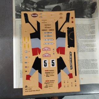 Maqueta Audi Quattro Rally ESCI 1/24