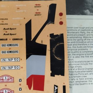 Maqueta Audi Quattro Rally ESCI 1/24