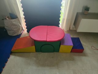 HOMCOM Juego 7 Bloques Espuma Niños