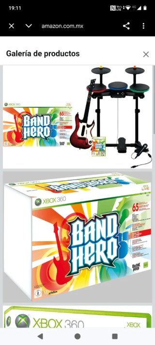 Band Hero Xbox 360 Batería Guitar Hero