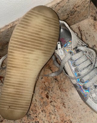 Syssi Scarpe Argento/Bianco Tg 35